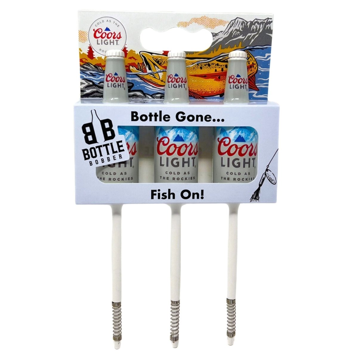 3 Pack Coors Light Fishing Bobbers - Premium Fishing Tackle