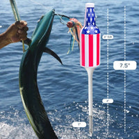 Red, White and Blue Fishing Bobber - 1 Pack - Great Kids Fishing Bobber