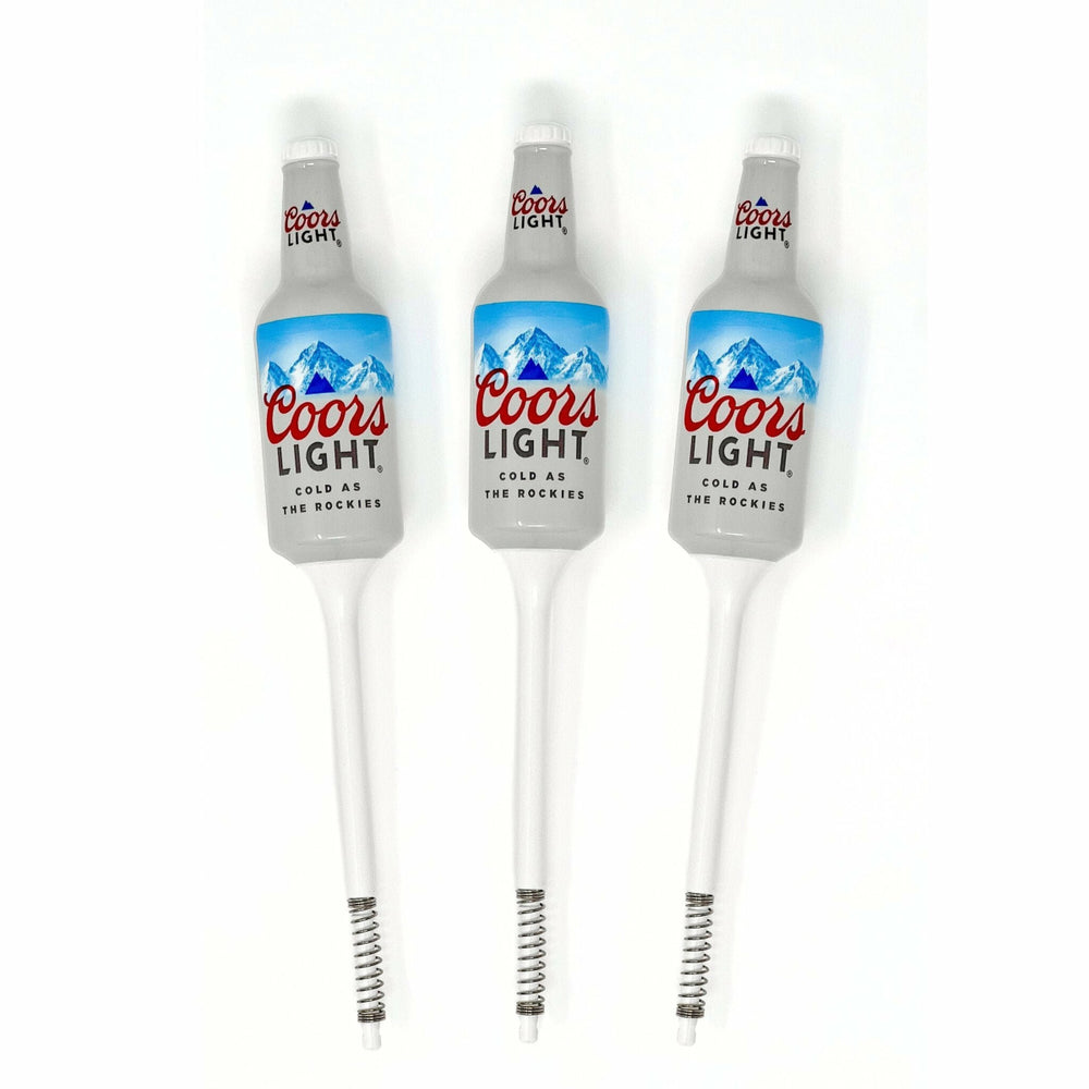 3 Coors Light Bobbers with white background