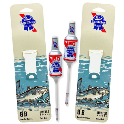 * NEW * Pabst Blue Ribbon 180th Anniversary TWO (2) 1 Pack Limited Edition Fishing Bobber