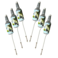 6 pcs Busch Light Fishing Bobbers - Premium Fishing Tackle