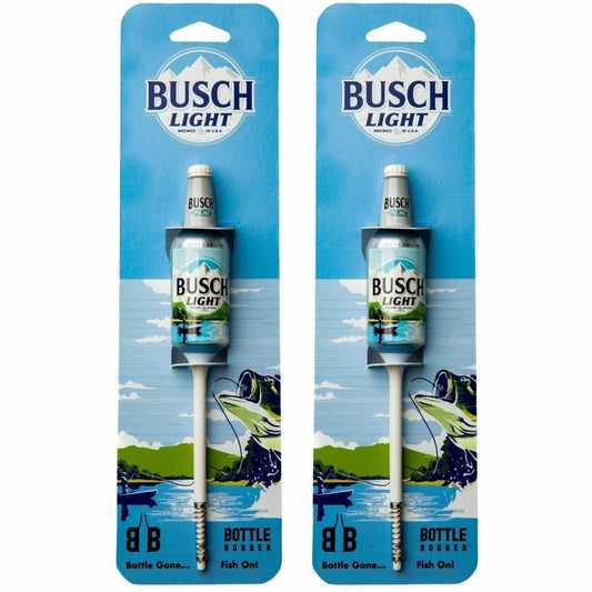 Busch Light Fishing Bobbers 2 Pack - Premium Fishing Tackle - Southern Bell Brands