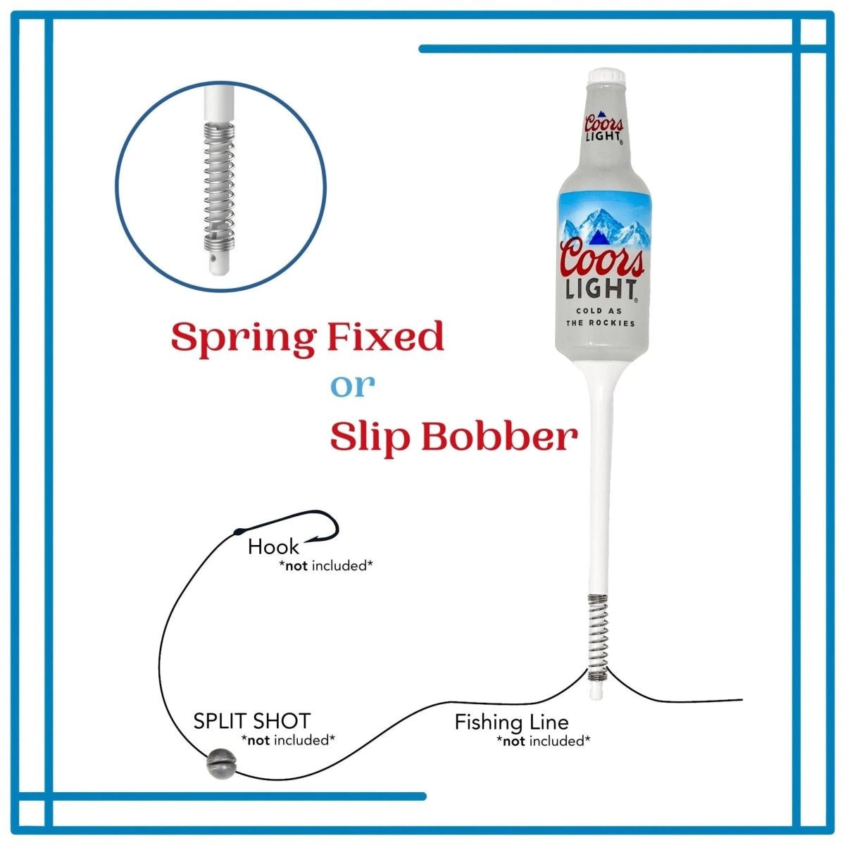 Coors Light Fishing Bobbers Two Pack - Southern Bell Brands - Southern Bell Brands