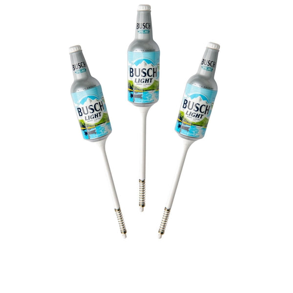 3 pcs Busch Light Fishing Bobbers - Premium Fishing Tackle