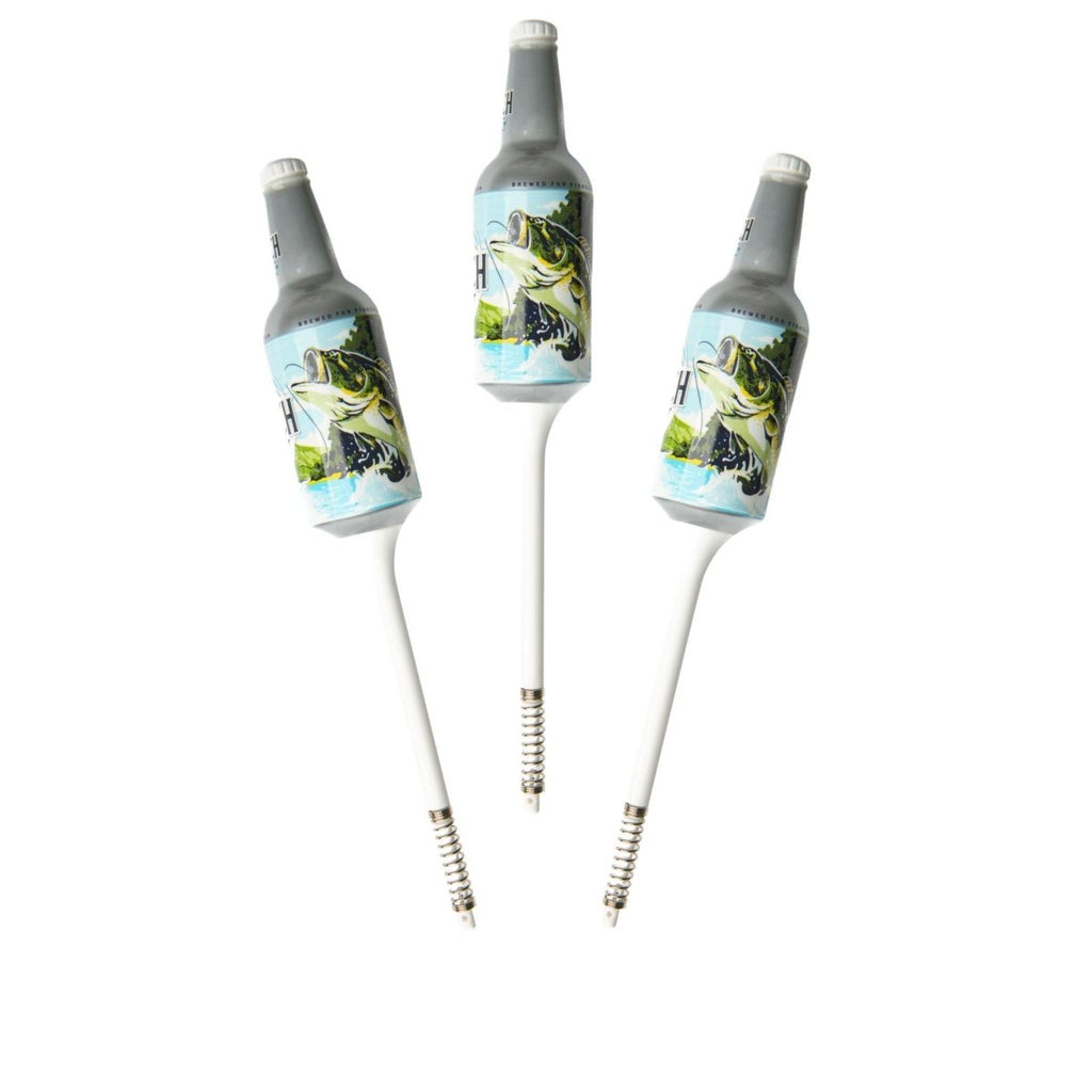 Busch Light Fishing Bobbers (3) – Funny Beer Bottle Lures – Fishing Gift for Men