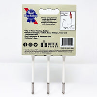 Pabst Blue Ribbon (PBR) Fishing Bobbers 3 Pack – Funny Beer Bottle Lures – Unique Fishing Gift for Men