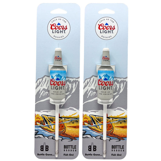 * NEW * Coors Light Trout Fishing Bottle Bobbers Limited Edition (2) 1 - Pack Fishing Bobber - Fishing Floats & Bobbers - Southern Bell Brands