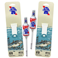 2 Pack Pabst Blue Ribbon PBR Fishing Bobbers - Premium Fishing Tackle