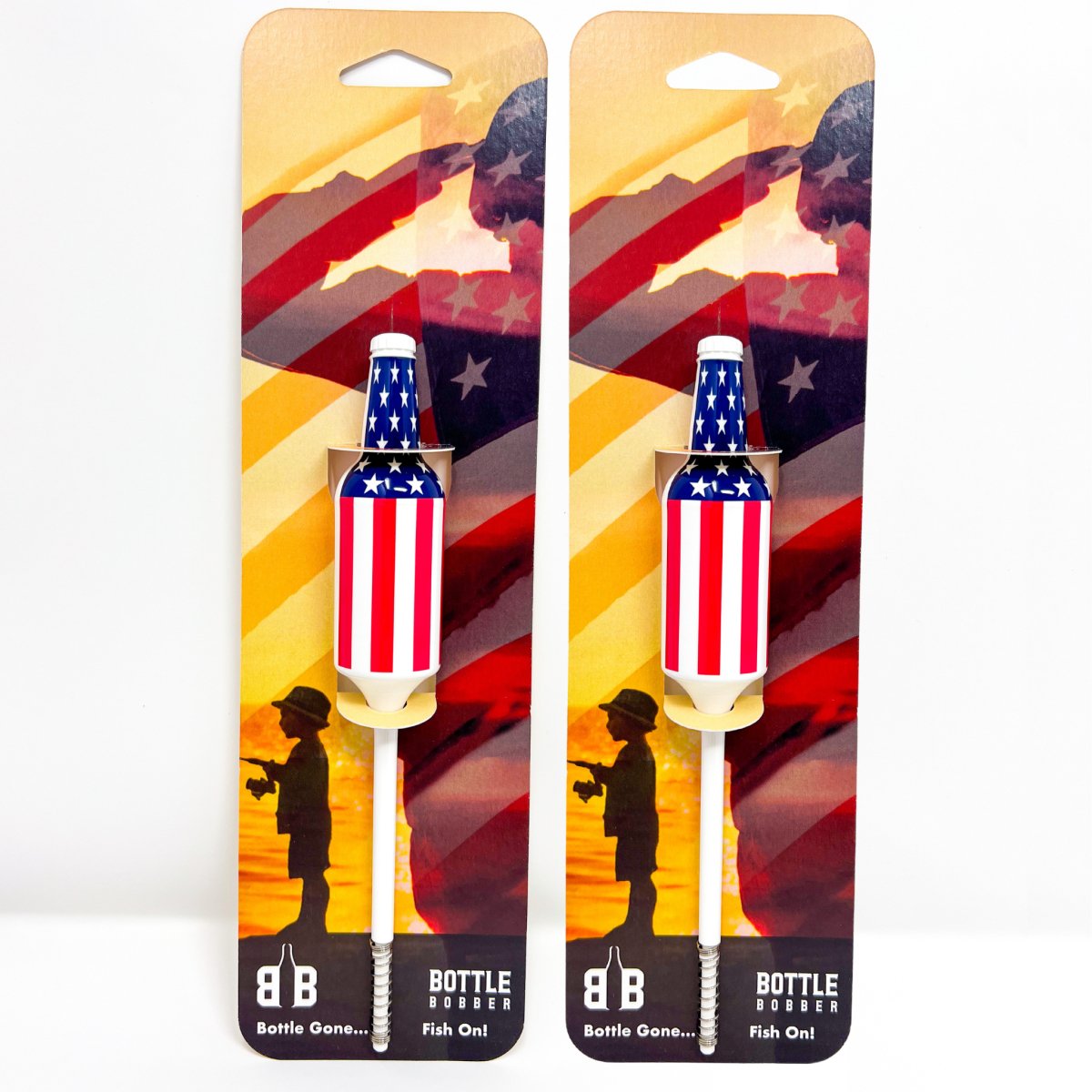 Red and White Fishing Bobbers - 2 Pack - Veterans Gift - Southern Bell Brands