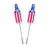 Red, White and Blue Fishing Bobbers - 2pcs