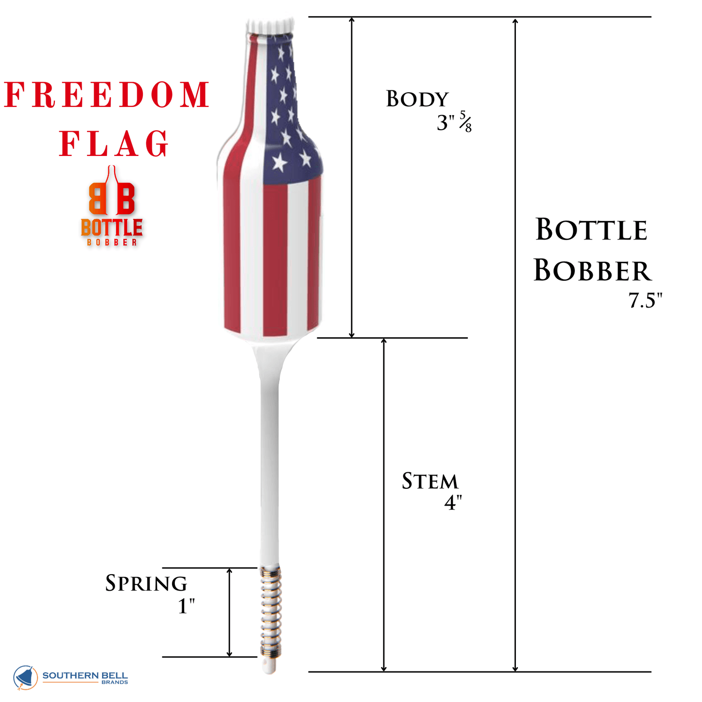 
                  
                    American Flag Fishing Bobber - Veteran Gift - 1 Pack - Southern Bell Brands
                  
                