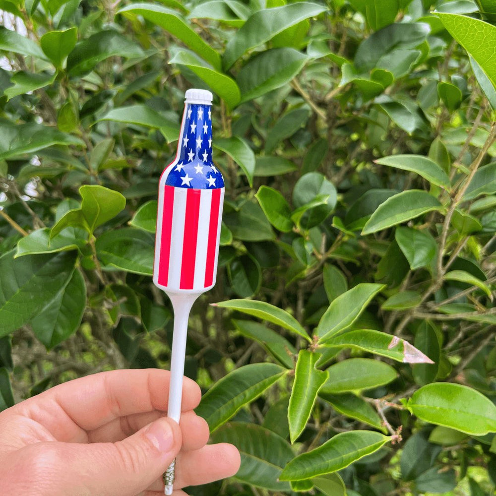 Red and White Fishing Bobbers 2 pcs - American Flag
